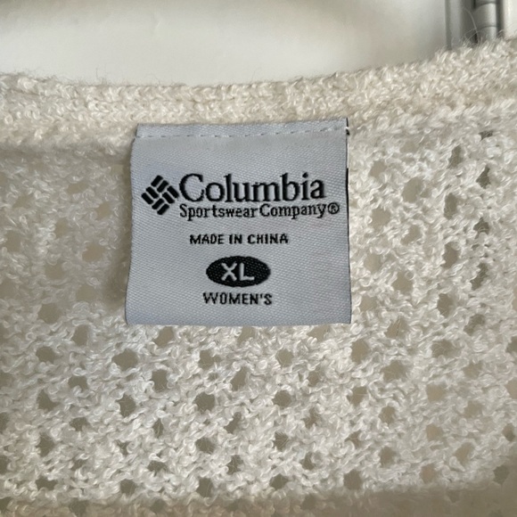 Columbia white women’s sweater sz XL - Picture 2 of 3